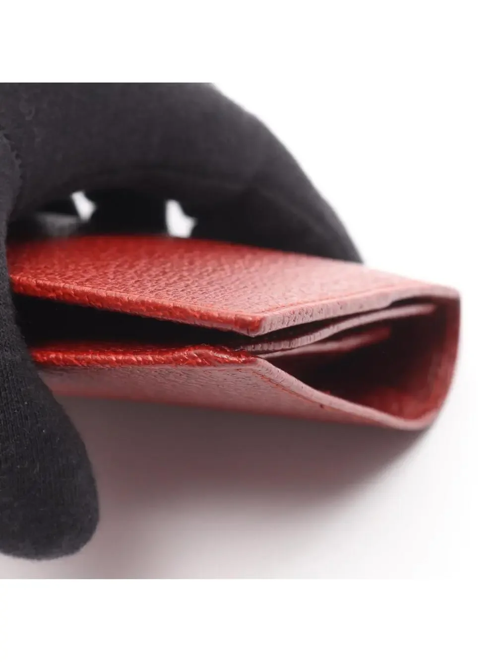Gucci Zip Bifold Wallet Leather Red #339729G35B